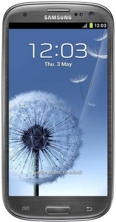 Смартфон Samsung Galaxy S3 GT-I9300 16Gb Titanium grey - Камышлов